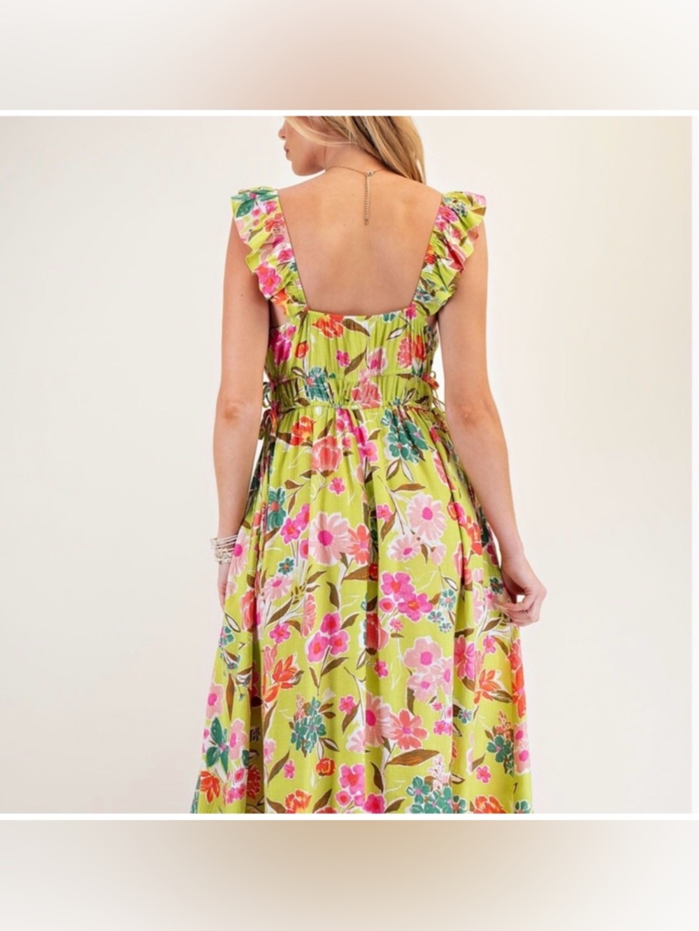 Easel Floral Maxi Dress - Picture 3 of 9
